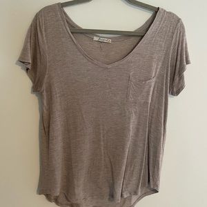 Soft Neutral Pocket Tee